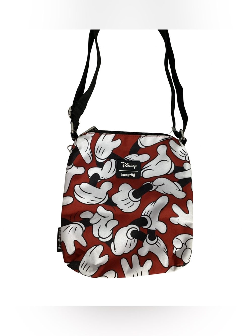 Loungefly Disney Mickey Mouse Hands Large Passport Crossbody Bag NWOT Super Cute